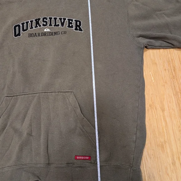 Quiksilver Men's XL Olive Hoodie - Picture 3 of 6